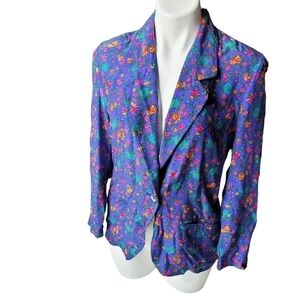 Vintage Silk Liz Clairborne Blazer